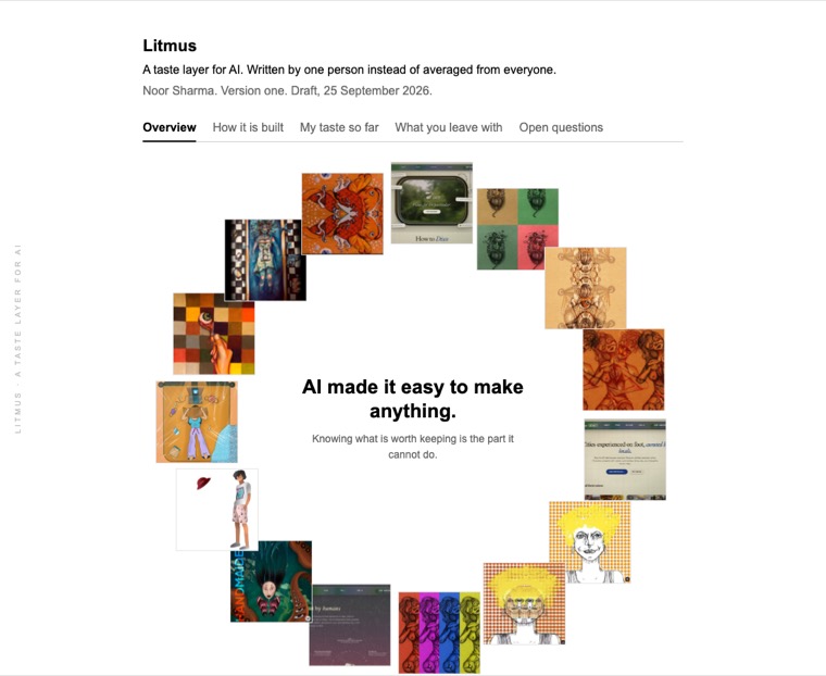 An early version of this page